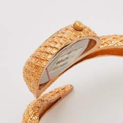 Roberto Cavalli Gold Plated Steel Wild Soul R7253126575 Women's Wristwatch 33 mm