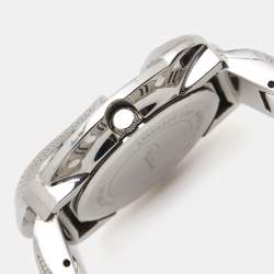 Roberto Cavalli Silver Stainless Steel Snake R7253165515 Women's Wristwatch 37 mm