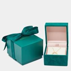 Roberto Coin Love in Verona Diamond 18k Yellow Gold Pendant Necklace