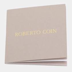 Roberto Coin Venetian Princess Open Flower Diamond 18k White Gold Pendant Necklace
