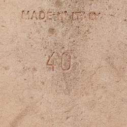 Pre Owned Rochas Black Suede and Velvet Crystal Embellished Flat Slides Size 40