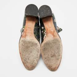 Pre Owned حذاء بوت روكاس جلد متعدد الألوان بطول الكاحل مقاس 39.5