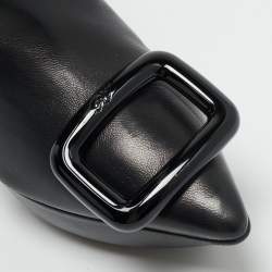 مملوكة مسبقًا Roger Vivier Viv Size 36 Black Leather Knee Length Boots                