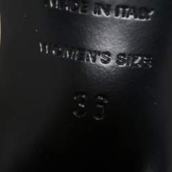 Pre Owned Roger Vivier White Leather Buckle Slingback Sandals Size 36