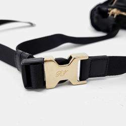 Roger Vivier Navy Blue Canvas and Leather belt bag