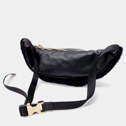 Roger Vivier Navy Blue Canvas and Leather belt bag