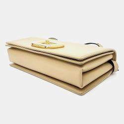 Pre Owned Roger Vivier Beige Leather shoulder bag