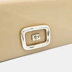 Pre Owned Roger Vivier Beige Leather shoulder bag