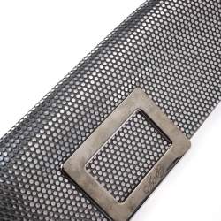 Pre Owned Roger Vivier Metallic Silver Satin Belle Clutch