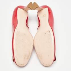 Pre Owned Roger Vivier Red Patent Belle Pumps Size 39