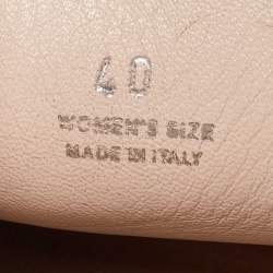 Pre Owned Roger Vivier Beige Suede Slidy Strass Buckle Mules Size 40