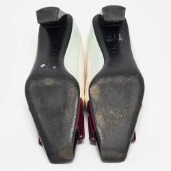 Roger Vivier Multicolor Patent Leather Belle Pumps Size 38