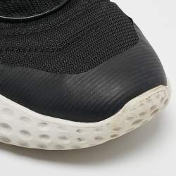 Roger Vivier Black Mesh Viv Run Light Strass Buckle Sneakers Size 38