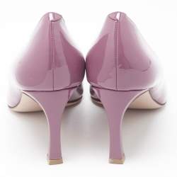 Pre Owned Roger Vivier Pink Patent Leather Belle Vivier Pumps Size 39