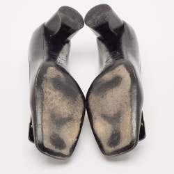 Roger Vivier Black Leather U Look Pumps Size 38.5