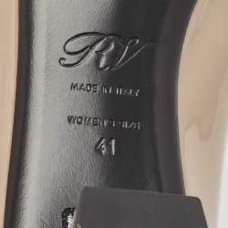 Pre Owned Roger Vivier Beige Patent Leather Belle Vivier Pumps Size 41