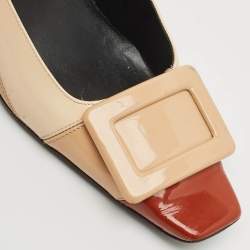 Roger Vivier Multicolor Patent Leather Belle Pumps Size 36.5