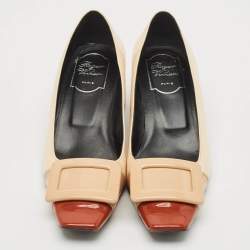 Roger Vivier Multicolor Patent Leather Belle Pumps Size 36.5