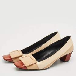 Roger Vivier Multicolor Patent Leather Belle Pumps Size 36.5