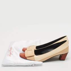 Roger Vivier Multicolor Patent Leather Belle Pumps Size 36.5