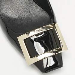 Roger Vivier Black Patent Leather Trompette Pumps Size 38