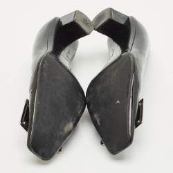 Roger Vivier Black Patent Leather Belle Vivier Pumps Size 36.5
