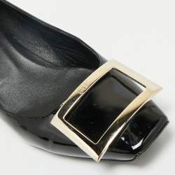 Roger Vivier Black Patent Leather Trompette Pumps Size 37