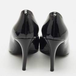 Pre Owned Roger Vivier Black Patent Leather Trompette Pumps Size 38