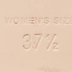 Pre Owned Roger Vivier Cream Tweed Belle Vivier Mules Size 37.5