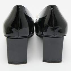 مملوكة مسبقًا Roger Vivier Belle Vivier Size 37 Black Patent Leather Pumps