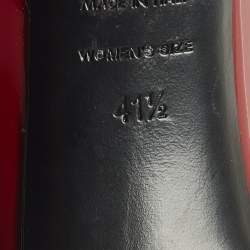 مملوكة مسبقًا Roger Vivier Belle Vivier Size 41.5 Red Patent Leather Block Heel Pumps