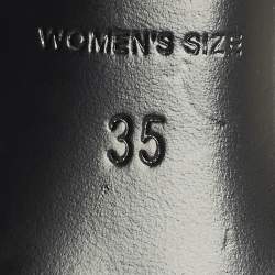 مملوكة مسبقًا حذاء كعب عالي روجر فيفييه جلد لامع أسود مقاس 35