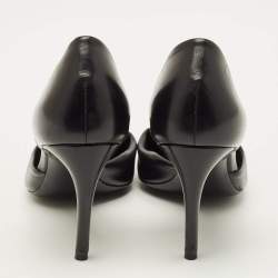 Pre Owned حذاء كعب عالي روجر فيفييه جلد أسود برشام دورسي مقاس 37.5