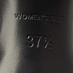 Pre Owned حذاء كعب عالي روجر فيفييه جلد أسود برشام دورسي مقاس 37.5