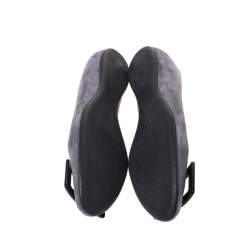 Roger Vivier Grey Suede Gommette Ballet Flats Size 39