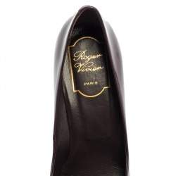 Roger Vivier Purple Patent Leather Belle Vivier Trompette Pumps Size 38.5