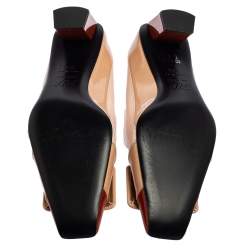 Pre Owned Roger Vivier Multicolor Patent Leather Belle Pumps Size 36.5