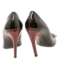 Pre Owned Roger Vivier  Multicolor Patent Leather Pumps Size 38