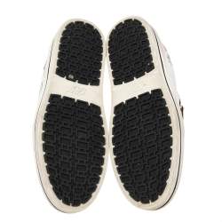 Roger Vivier White  Leather Sneaky Viv Zip-Up Sneakers Size 37