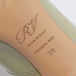 Pre Owned Roger Vivier Multicolor Patent Leather Pumps Size 39