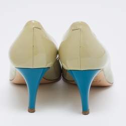 Pre Owned Roger Vivier Multicolor Patent Leather Pumps Size 39