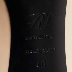 Pre Owned Roger Vivier Light Pink Patent Leather Trompette Pumps Size 40