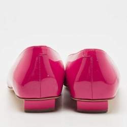 Roger Vivier Pink Patent Ballet Flats Size 37