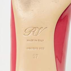 Roger Vivier Pink Patent Ballet Flats Size 37