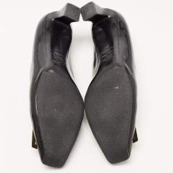 Pre Owned Roger Vivier Black Patent Leather Belle Vivier Pumps Size 41