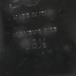 Pre Owned Roger Vivier Green Satin Crystal Embellished Flat Sandals Size 38.5