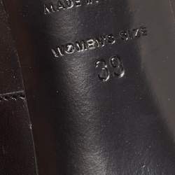 Pre Owned Roger Vivier Black Leather Belle Vivier Trompette Pumps Size 39