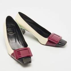 Pre Owned Roger Vivier Multicolor Patent Leather Belle Vivier Pumps Size 36