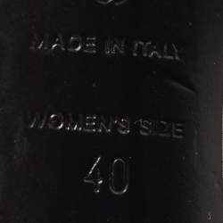 Pre Owned Roger Vivier Beige Patent Trompette Pumps Size 40