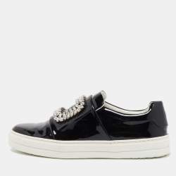 Roger vivier sneaky discount viv leather sneakers